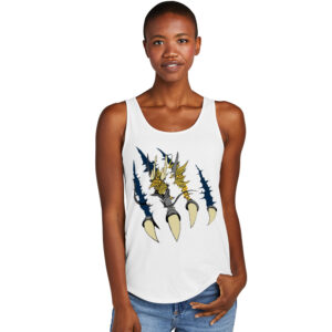 Cloud-Naga VB District Women’s Relaxed Tri Blend Relxed Tank-White