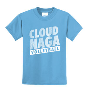 Cloud-Naga VB Youth Short Sleeve Tee-Aquatic Blue
