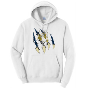 Cloud-Naga VB Unisex Fleece Hooded Sweatshirt-White
