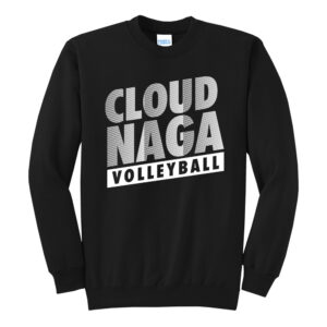 Cloud-Naga VB Unisex Fleece Crewneck Sweatshirt-Black