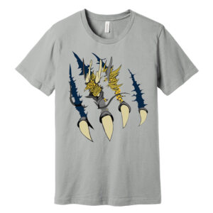 Cloud-Naga VB Bella and Canvas Unisex Short Sleeve Tee-Silver