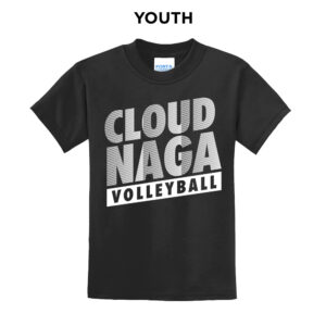 Cloud-Naga VB Youth Short Sleeve Tee-Black