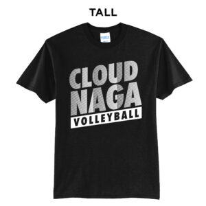 Cloud-Naga VB Tall Cotton Short Sleeve Tee-Black