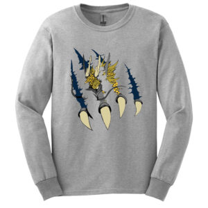 Cloud-Naga VB Unisex Cotton Long Sleeve Tee-Ash