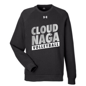Cloud-Naga VB Adult Under Armour UA Rival Fleece Crewneck Sweatshirt-Black