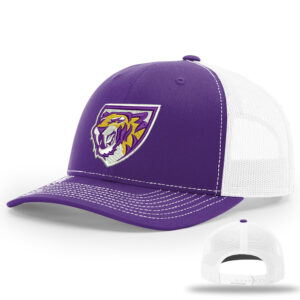 CD Saber Richardson Pro Crown Mesh Back Adjustable back cap Split-Purple/White
