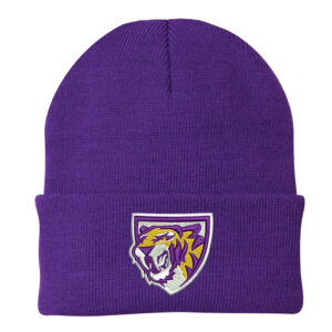 CD Saber Knit Beanie Knit Cap with cuff-Purple