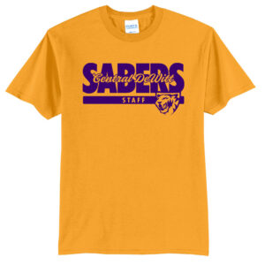 CD Saber Unisex Short Sleeve Tee-Gold