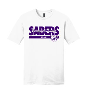 CD Saber Unisex Premium Short Sleeve Tee-White