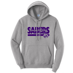 CD Saber Unisex Fleece Hooded Sweatshirt-Athletic heather