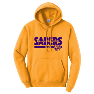 CD Saber Unisex Fleece Hooded Sweatshirt-Gold