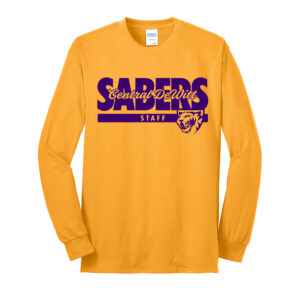 CD Saber Unisex Cotton Long Sleeve Tee-Gold