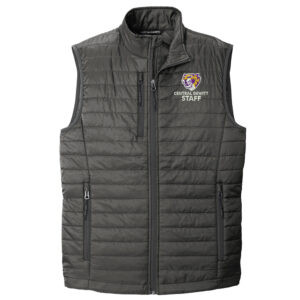 CD Saber Port Authority Packable Puffy Vest Men-Sterling Grey/Graphtie