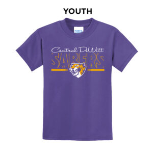 CD Saber Youth Short Sleeve Tee-Purple