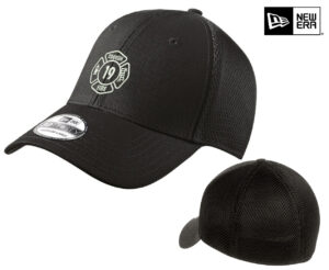 Coggon Fire New Era Stretch Mesh Cap-Black