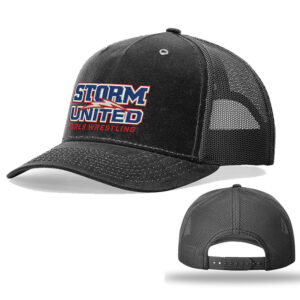 Camanche Girls Wrestling Richardson  Hawthorne Trucker  Mesh Back Adjustable back cap-Black