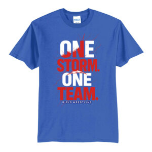 Camanche Girls Wrestling Unisex Short Sleeve Tee-Royal