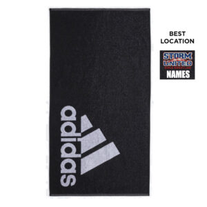 Camanche Girls Wrestling Adidas quick-drying cotton towel (50 cm x 100 cm) Black/White