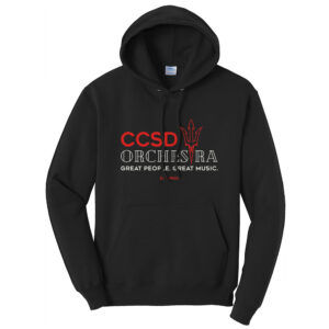 Clinton Orchestra Unisex Classic Core weight Cozy Pullover Hooded Sweatshirt-Black