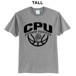 CPU BB Tall Cotton Short Sleeve Tee-Grey