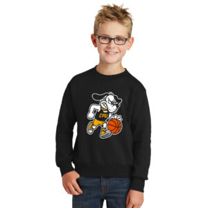 CPU  BB Youth Fleece Crewneck Sweatshirt-Black