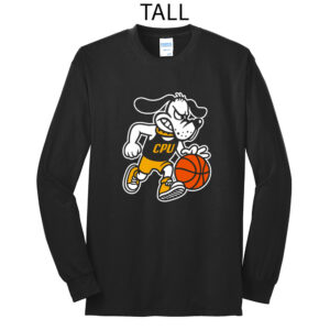 CPU BB Tall Long Sleeve Cotton Tee-Black