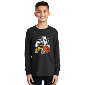 CPU  BB Youth Cotton Long Sleeve Tee-Black