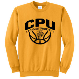 CPU BB Unisex Fleece Crewneck Sweatshirt-Gold