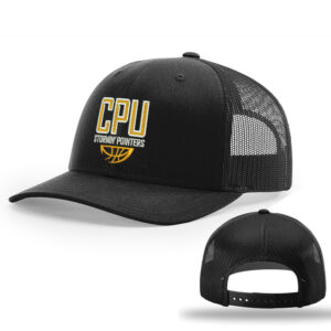 CPU BB Richardson Pro Crown Mesh Back solid color Adjustable back cap Solid-Black