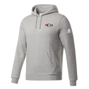 Clinton Strength Adidas Fleece Hooded Sweatshirt- MedGrey Heather