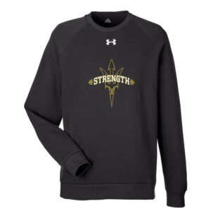 Clinton Strength Under Armour UA Rival Fleece Crewneck Sweatshirt Adult-Black