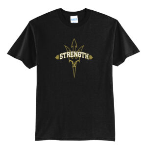 Clinton Strength Unisex Short Sleeve Tee-Black
