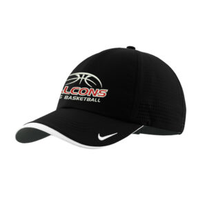 DW Girls Basketball Nike Dri-FIT Perforated Performance Cap-Black/White