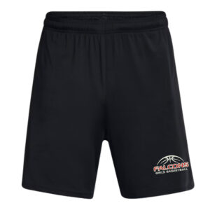DW Girls Basketball Under Armour Men’s UA Tech Vent 7″ pocketed  Shorts-Black