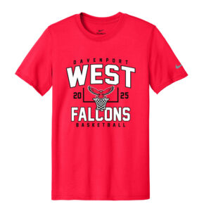 DW Girls Basketball Nike Swoosh Sleeve rLegend Tee Men-University Red