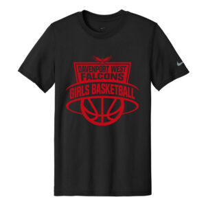 DW Girls Basketball Nike Swoosh Sleeve rLegend Tee Men-Black