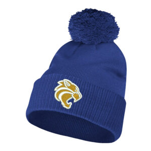 DN Soccer Adidas Solid Cuffed Pom Beanie-Royal
