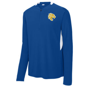 DN Soccer Sport-Tek Men Club 1/4-Zip Pullover-Royal/White