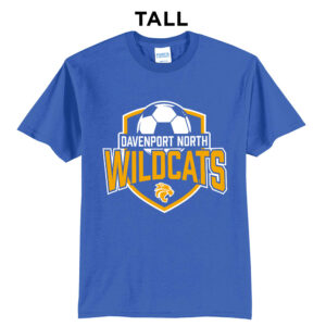 DN Soccer Tall Basic Short Sleeve Tee-Royal