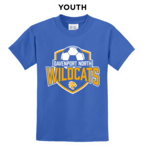 DN Soccer Youth Basic Short Sleeve Tee-Royal