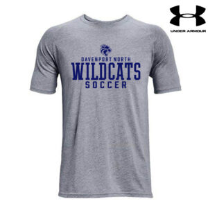 DN Soccer Under Armour Athletics soft cotton blend T-shirt Men-Steel Grey