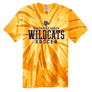 DN Soccer Unisex Essential Tie-Dye Tee-Gold