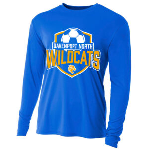 DN Soccer Adult Cooling Performance long sleeve Crew Tee-Royal