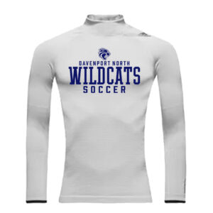 DN Soccer Adidas Tech Fit climawarm long sleeve mock-White