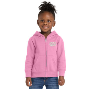 Dance Twirl Minnesota Toddler Full-Zip Hooded Sweatshirt-Candy Pink