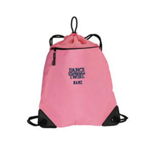 Dance Twirl Minnesota Port Authority Cinch Pack With Mesh Trim-Pink