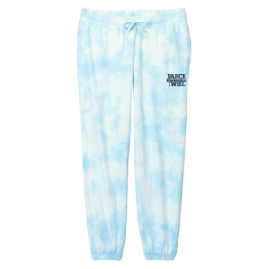 Dance Twirl Minnesota Ladies Beach Wash Cloud Tie-Dye Sweatpant-Glacier Blue