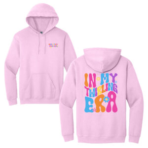 Dance Twirl Minnesota Unisex Fleece Hooded Sweatshirt-Light Pink