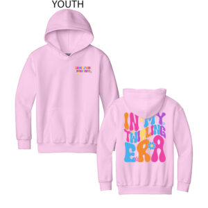 Dance Twirl Minnesota Youth Fleece Hooded Sweatshirt-Light Pink