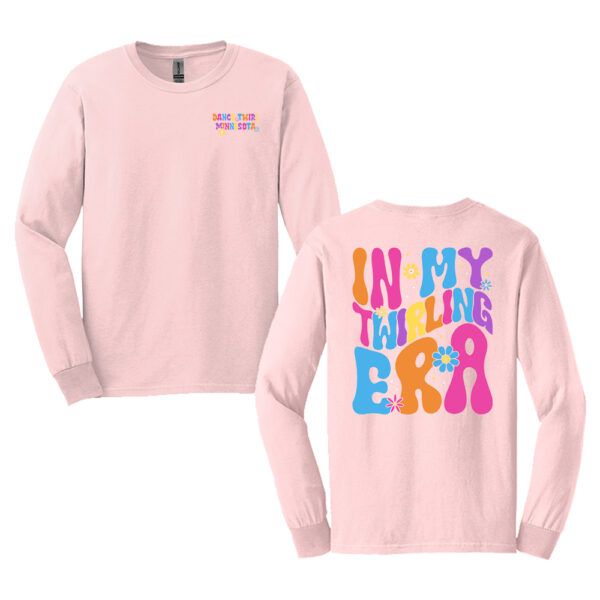 Dance Twirl Minnesota Unisex Cotton Long Sleeve Tee-Light Pink